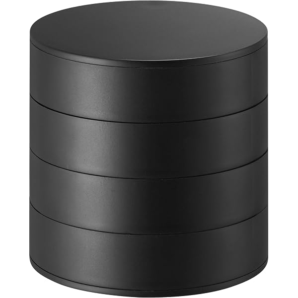 Amazon.co.jp: エボニー ウッド カフスケース ジュエリーケース 16ペア