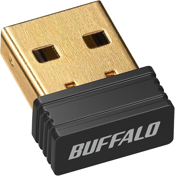 バッファロー Bluetooth 5.4 対応 USB アダプター 小型 【 Windows 11/ 10 / 8.1 対応】 レシーバー ドングル 後付け 子機 ブルートゥース コンパクト パスキー BSBT54D205BK - 1