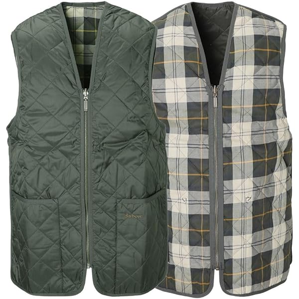 Amazon | [バブアー] ベスト キルティングライナーベスト カーキ