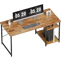 Amazon | Maihail ゲーミングデスク ラック付き パソコンデスク pc