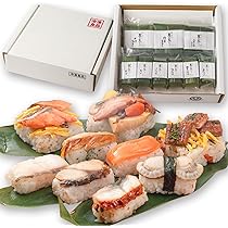 寿司出品 Amazon.co.jp: 冷凍寿司 蒸し寿司セット 4個入 ゐざさ 奈良名物