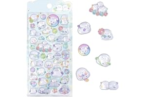 3d立体シール ごほうびシール 女の子 可愛い キラキラ 子供の手作りデコレーション ご褒美用 DIY飾り用ステッカー 携帯電話飾りインテリア 手帳用 水筒用 貼り付け可能 手芸用品 贈り物 (14)