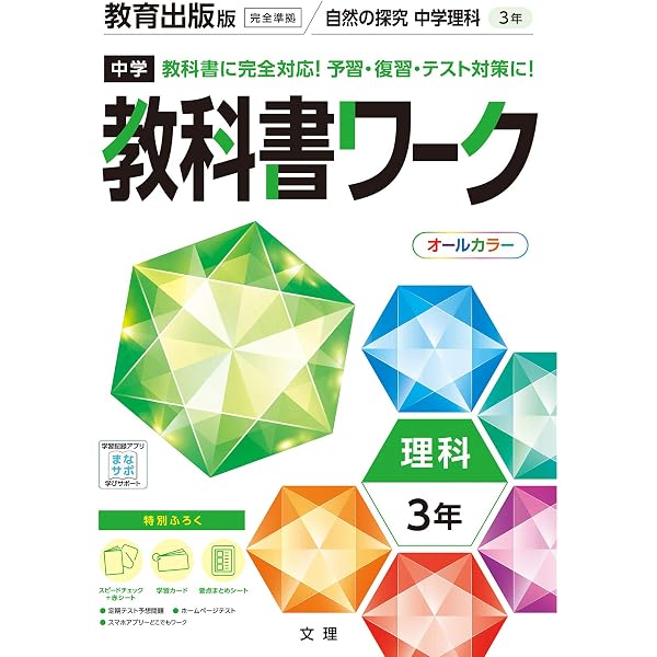 中学教科書ワーク 理科 2年 教育出版版 (オールカラー,付録付き