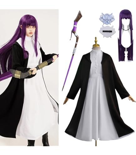 葬送のフリーレン「フェルン」武器つきコスプレ衣装セット Amazon.co.jp: [Plazhen] 葬送のフリーレン ユーベル コスプレ