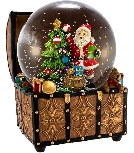 Amazon.co.jp: サンタとトナカイとそりのウォーターグローブ