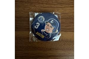 オースティン 神奈川ユニフォーム 缶バッジ 横浜DeNAベイスターズ