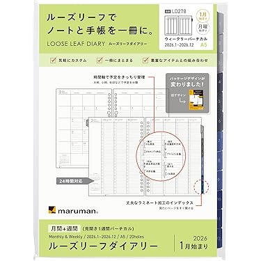 恵美追加リフィル システム手帳リフィル インデックス トップ5段 マーメイド 5枚