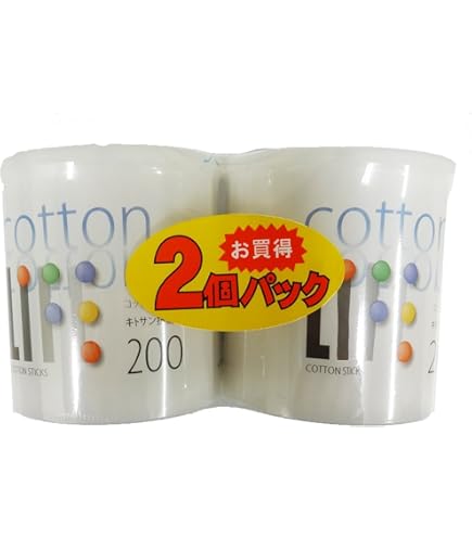 Amazon | コットンラボ クリーン綿棒 紙軸タイプ 200本入×2個パック