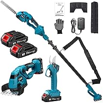 1台5役 高枝切り電動バサミ ポールヘッジトリマー 剪定ばさみ 芝生バリカン 71K6I9acyoL._AC_UL210_SR210,