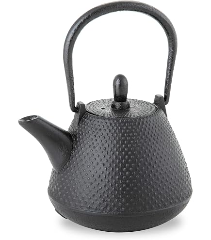 Amazon.co.jp: 南部鉄器 盛栄堂 あられ紋 桜 鉄瓶 急須 : ホーム＆キッチン