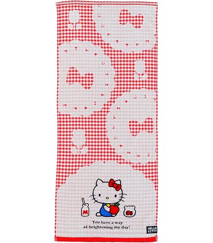 Amazon｜林(Hayashi) フェイスタオル 約34×80cm サンリオ ハローキティ