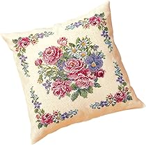 刺繡クッション4点 Amazon.co.jp: オリムパス製絲 クロスステッチ 刺しゅうキット