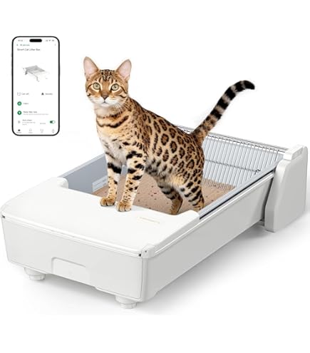 Amazon | Ubpet C20 全自動猫トイレ スマートトイレ 自動清掃 静音設計