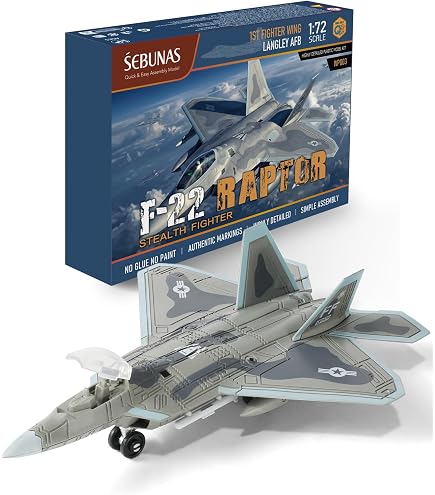 航空機モデルキットセット 1/72 Amazon | SEBUNAS 1/72スケール Su-57S 軍用航空機玩具 クイックビルド