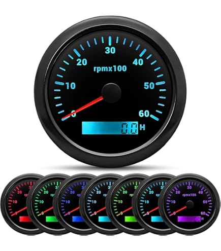 Pivot DRXT Meter Dual Gauge RS Tachometer : Amazon.com.au: Automotive