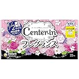 センターイン フレグランス スリム ふつうの日用 羽つき 21cm (スイートフローラル) 22枚〔生理用ナプキン〕