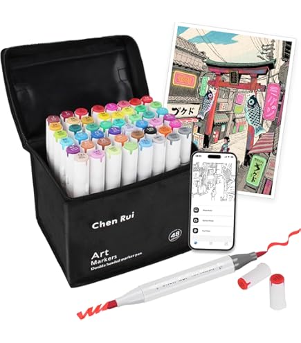 Amazon.co.jp: カメレオンペン グラデーション マーカー 5本 PASTEL