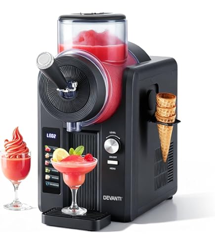 GASTROBACK Slush-machine voor thuis, ijsmaker - slushy maker voor bevroren cocktails, Snow Cone, Slusheis, Granita en Crushed/Shaved Ice - instelbare raspdikte en vulhoeveelheid