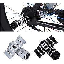 超小径自転車　リヤ左右ハブステップ付き Amazon.co.jp: ピュアシーク 自転車ステップ 4本セット ニケツ棒