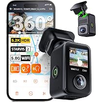 VANTRUE E360 360度 ドライブレコーダー 5.2K 前後カメラ