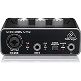 ベリンガー 2入力2出力 USBオーディオインターフェース ブラック 1-Channel UM2 U-PHORIA