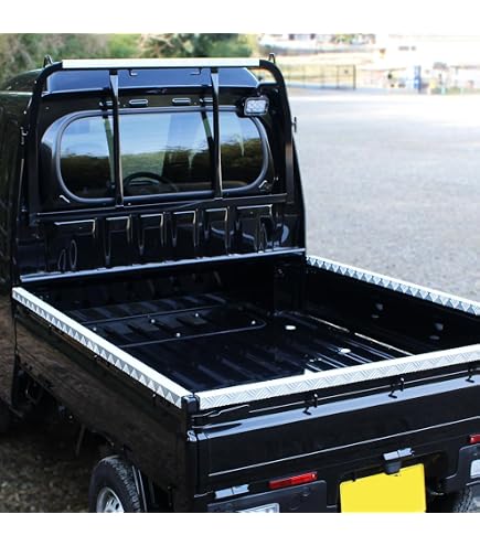 Amazon.co.jp: KUKUAN ゲートプロテクター 軽トラ専用 アルミ製 あおり