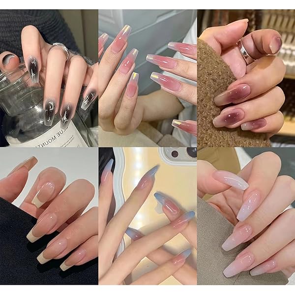 Amazon | Litherr S 288個 ネイルチップ 12色 つけ爪 自然なフィット