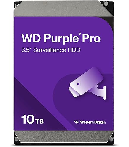 内蔵型ハードディスクドライブ WesternDigital 10TB 3.5 HDD WD101PURP Amazon | Western Digital 10TB WD Purple Pro Surveillance