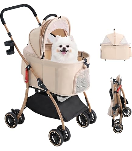 Amazon.co.jp: PETTOM ペットカート 犬用ベビーカー 犬 カート 猫
