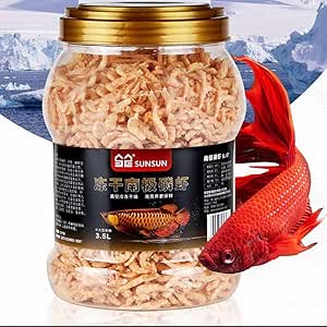 Amazon 川エビ 乾燥エビ 熱帯魚 冷凍餌川エビ 爬虫類 餌 冷凍 乾燥川エビ メダカ シクリッド アロワナ グッピー カメ 乾燥エビ エサ 3500ml Jomal 餌 通販