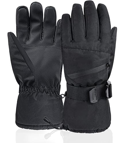 ☆XL サイズ スキー グローブ 手袋 防寒 防風 除雪 アウトドア 登山 Amazon | [wetimes] 3M＆極寒対策 6層極厚 スキーグローブ XL 防水