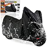 デイトナ(Daytona) バイクカバー 撥水加工 湿気対策 耐熱 チェーンホール付き バイクカバーシンプル ブラック 汎用 Lサイズ 98202