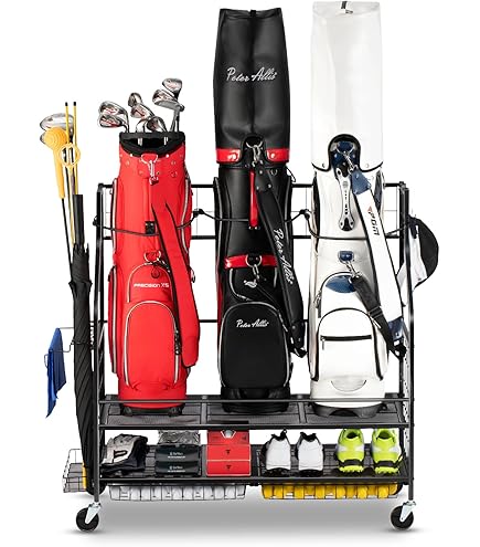 Amazon.co.jp: FHXZH ゴルフバッグ収納 ガレージオーガナイザー