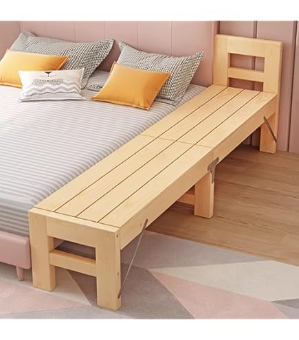 Amazon｜FLYXADQ ベッドフレーム 折り畳みベッド 木製 折りたたみ式