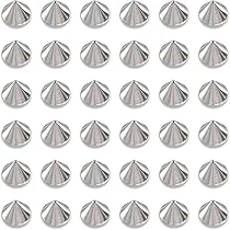 Amazon.co.jp: ファイニエ スタッズ パーツ 大きめ シルバー プラ製