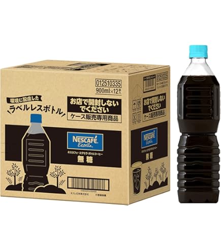 Amazon.co.jp: ネスカフェ エクセラ ボトルコーヒー 無糖 900ml ×24本