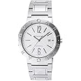 [ブルガリ] 腕時計 ブルガリ ホワイト 文字盤 ステンレススチール サファイヤガラス 自動巻 42MM スイス Watch BB42WSSDAUTO メンズ シルバー [並行輸入品]