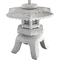 Amazon.co.jp: 御影調 角雪見灯籠 1尺5寸: ホーム＆キッチン