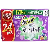 Amazon.co.jp: リフレ 超うす 安心パッド お得用パック 失禁 尿モレ 尿
