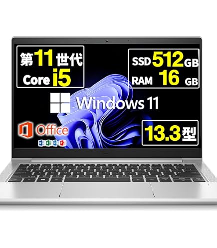 Amazon.co.jp: 【整備済み品】 HP ノートパソコン ProBook 430 G8 13.3