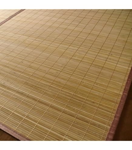 Amazon.co.jp: 籐むしろ39穴 200x250cm ラタンラグ