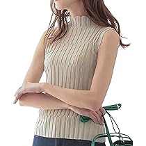 Amazon | [YUESUO] ニット ノースリーブ レディース サマー