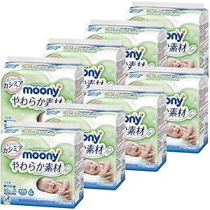 ムーニー おしりふき やわらか素材 純水99% 詰替 1920枚(80枚×24)【ケース品】