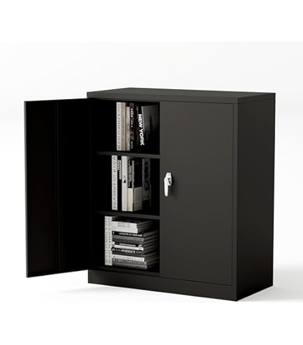 Amazon.co.jp: KASABULAC キャビネット オフィスキャビネット 組立て