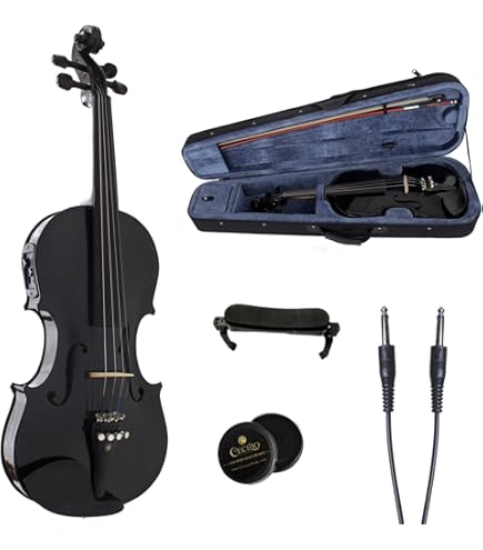 Amazon | Cecilio 4/4CVN-EAS+SR 4/4 Full Size Violin, Satin-Antique