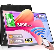 Amazon.co.jp: 【Amazon限定モデル】ワイヤレス モバイルモニター 15.6