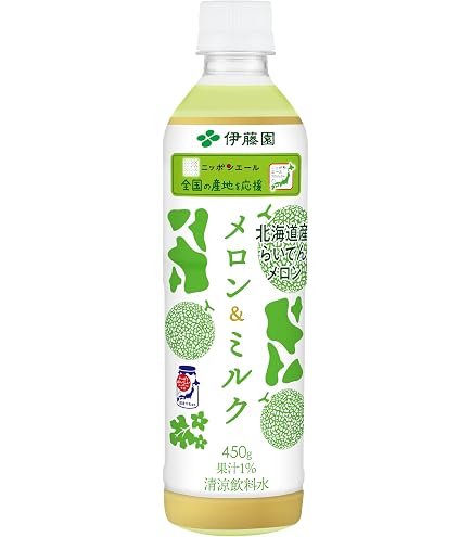 Amazon.co.jp: 伊藤園 北海道産メロン&ミルク 450g×24本 ニッポン