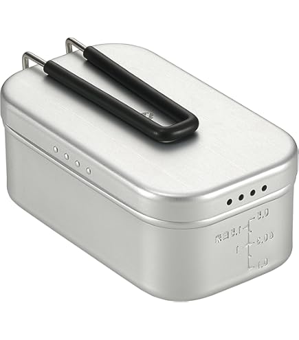 Japanese WW2 Mess Kit Reproduction - Grey Aluminum 3-in-1 Outdoor Cookware