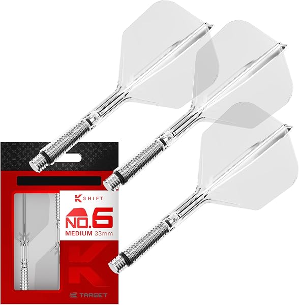 Target Darts K-SHIFT FLIGHT フライト&シャフト一体型 | K Shift フライト&シャフトシステム | シフトスピンベース | プロフェッショナルダーツアクセサリー - 1
