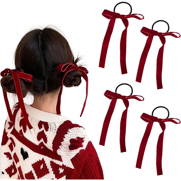 No.709リボンヘアゴム☆冬リボン☆ベルベット・レッド No.709リボンヘアゴム☆冬リボン☆ベルベット・レッド 【公式通販】